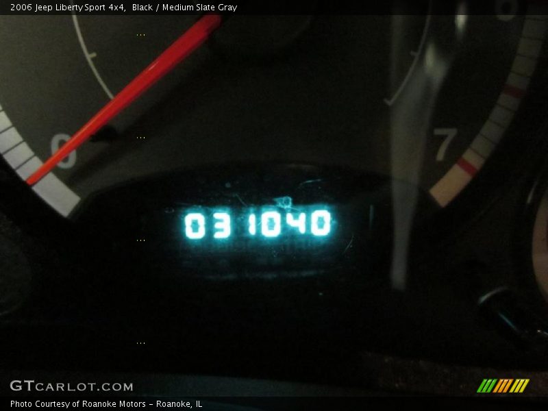 Black / Medium Slate Gray 2006 Jeep Liberty Sport 4x4