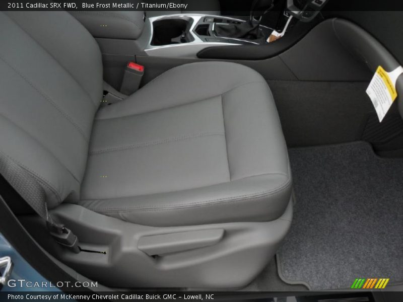Blue Frost Metallic / Titanium/Ebony 2011 Cadillac SRX FWD