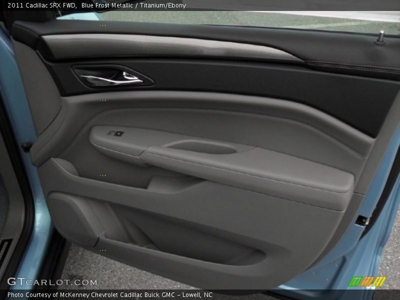 Blue Frost Metallic / Titanium/Ebony 2011 Cadillac SRX FWD
