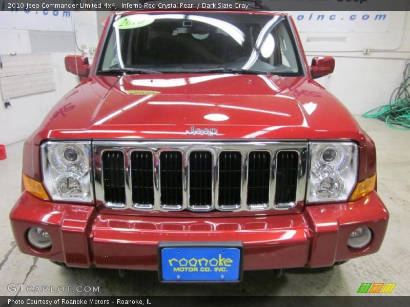 Inferno Red Crystal Pearl / Dark Slate Gray 2010 Jeep Commander Limited 4x4