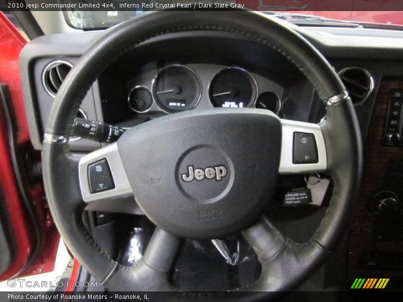 Inferno Red Crystal Pearl / Dark Slate Gray 2010 Jeep Commander Limited 4x4