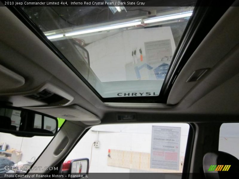 Inferno Red Crystal Pearl / Dark Slate Gray 2010 Jeep Commander Limited 4x4