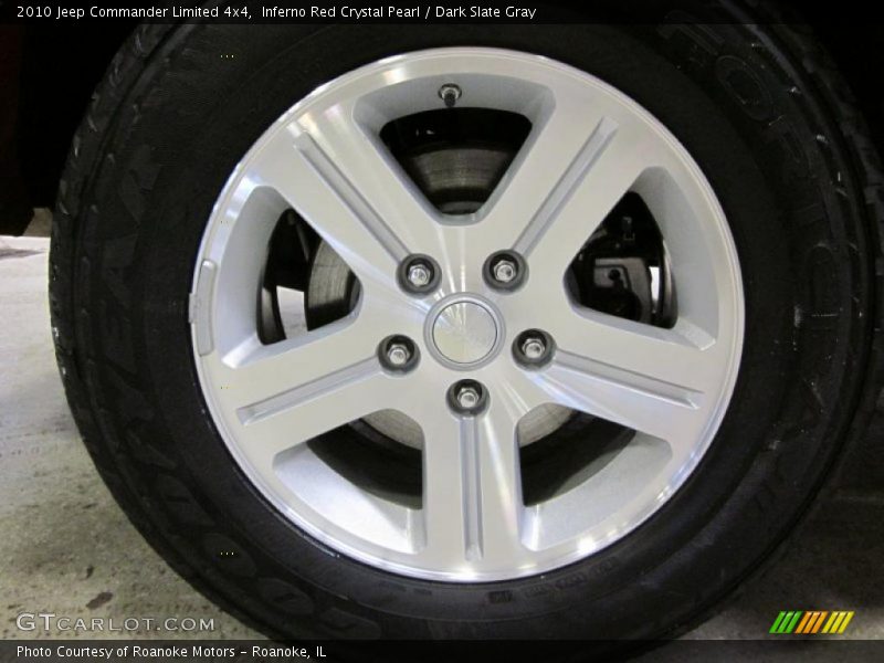 Inferno Red Crystal Pearl / Dark Slate Gray 2010 Jeep Commander Limited 4x4