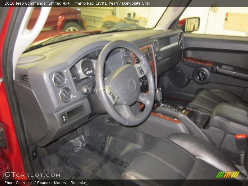 Inferno Red Crystal Pearl / Dark Slate Gray 2010 Jeep Commander Limited 4x4
