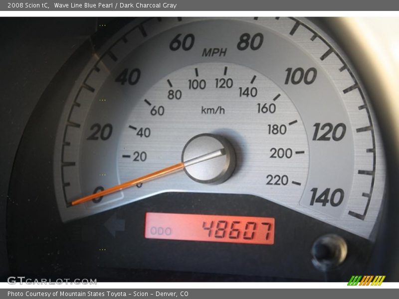 Wave Line Blue Pearl / Dark Charcoal Gray 2008 Scion tC