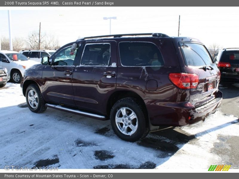 Cassis Red Pearl / Sand Beige 2008 Toyota Sequoia SR5 4WD