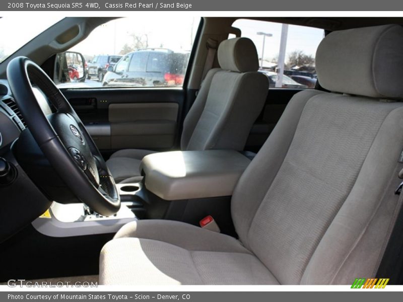 Cassis Red Pearl / Sand Beige 2008 Toyota Sequoia SR5 4WD