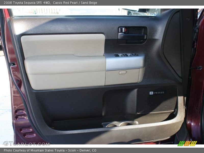 Cassis Red Pearl / Sand Beige 2008 Toyota Sequoia SR5 4WD