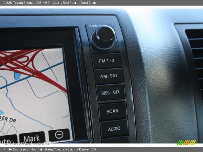 Cassis Red Pearl / Sand Beige 2008 Toyota Sequoia SR5 4WD
