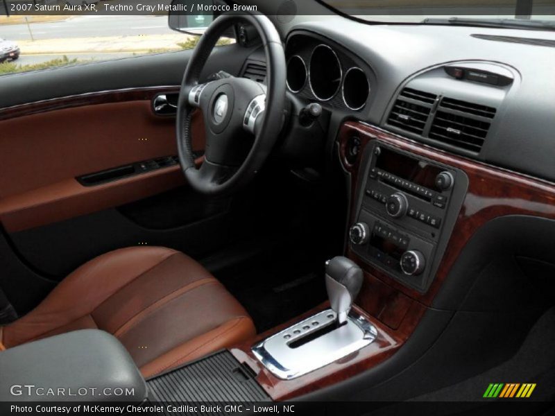 Techno Gray Metallic / Morocco Brown 2007 Saturn Aura XR