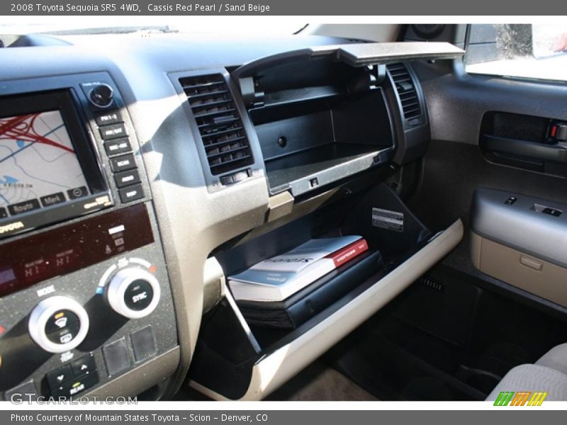 Cassis Red Pearl / Sand Beige 2008 Toyota Sequoia SR5 4WD