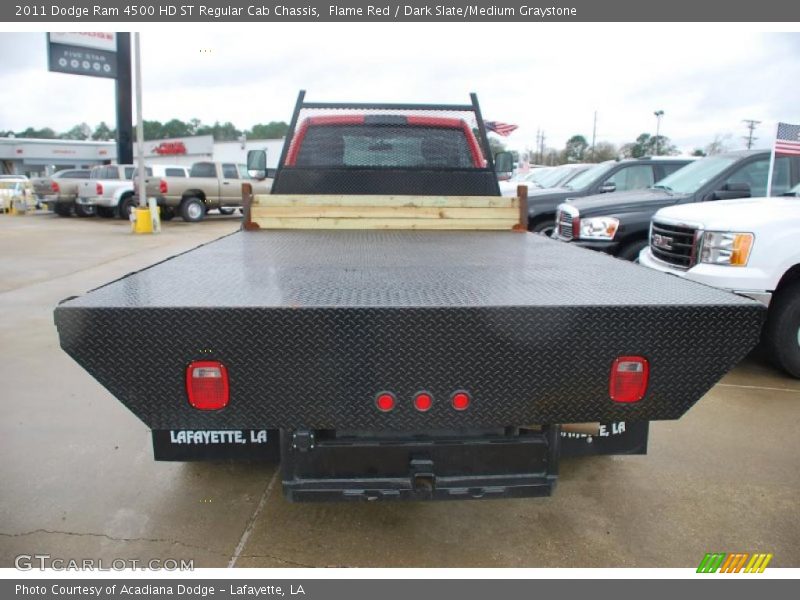 Flame Red / Dark Slate/Medium Graystone 2011 Dodge Ram 4500 HD ST Regular Cab Chassis