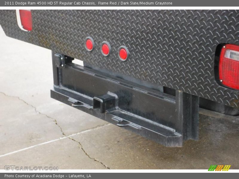 Flame Red / Dark Slate/Medium Graystone 2011 Dodge Ram 4500 HD ST Regular Cab Chassis