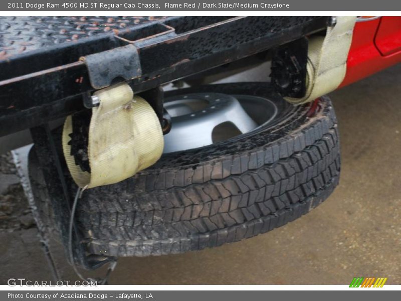 Flame Red / Dark Slate/Medium Graystone 2011 Dodge Ram 4500 HD ST Regular Cab Chassis