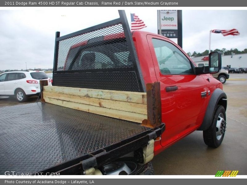 Flame Red / Dark Slate/Medium Graystone 2011 Dodge Ram 4500 HD ST Regular Cab Chassis