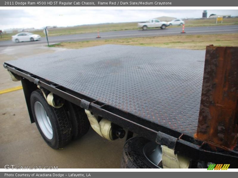 Flame Red / Dark Slate/Medium Graystone 2011 Dodge Ram 4500 HD ST Regular Cab Chassis