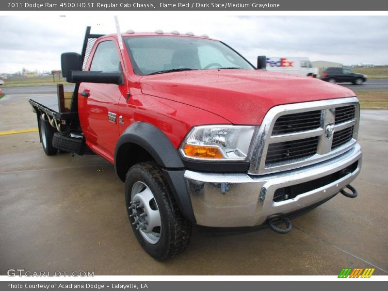 Front 3/4 View of 2011 Ram 4500 HD ST Regular Cab Chassis
