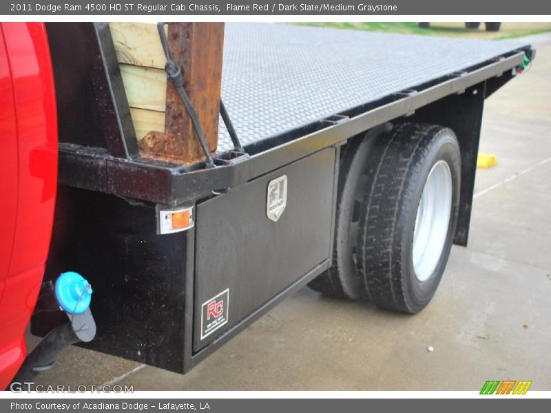 Flame Red / Dark Slate/Medium Graystone 2011 Dodge Ram 4500 HD ST Regular Cab Chassis