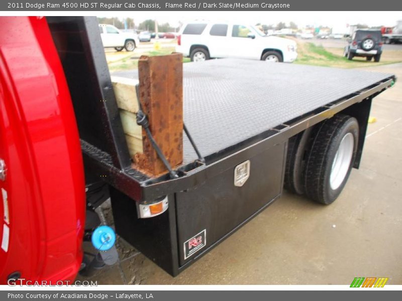 Flame Red / Dark Slate/Medium Graystone 2011 Dodge Ram 4500 HD ST Regular Cab Chassis