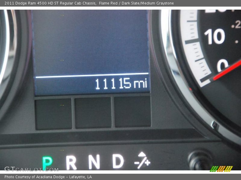 Flame Red / Dark Slate/Medium Graystone 2011 Dodge Ram 4500 HD ST Regular Cab Chassis