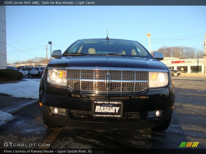 Dark Ink Blue Metallic / Light Camel 2008 Lincoln MKX AWD