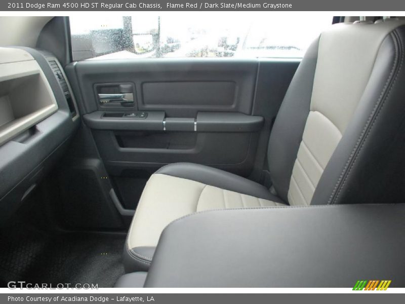 Flame Red / Dark Slate/Medium Graystone 2011 Dodge Ram 4500 HD ST Regular Cab Chassis