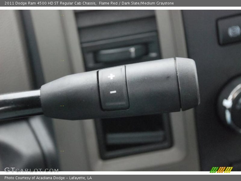Flame Red / Dark Slate/Medium Graystone 2011 Dodge Ram 4500 HD ST Regular Cab Chassis