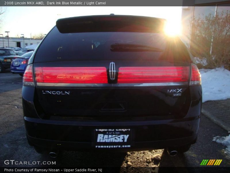 Dark Ink Blue Metallic / Light Camel 2008 Lincoln MKX AWD