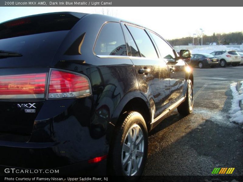 Dark Ink Blue Metallic / Light Camel 2008 Lincoln MKX AWD