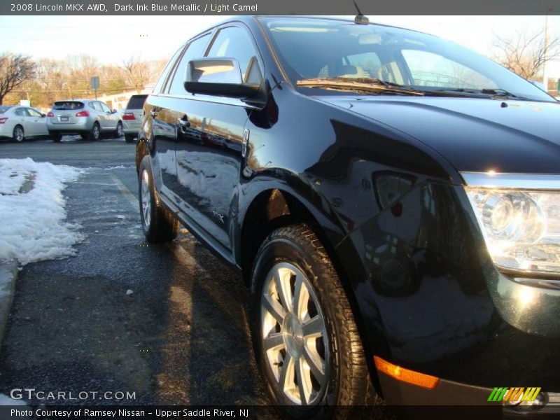 Dark Ink Blue Metallic / Light Camel 2008 Lincoln MKX AWD