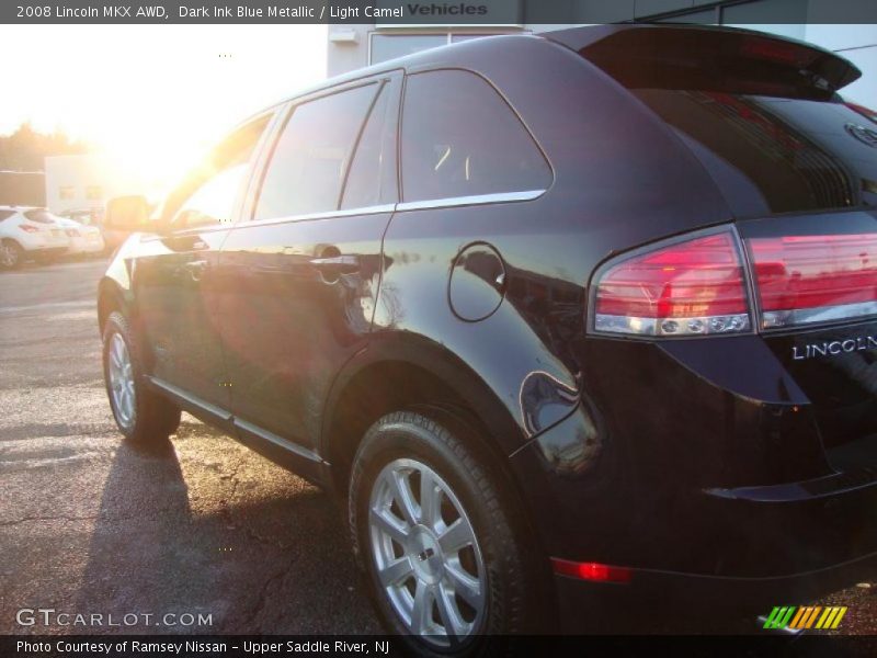 Dark Ink Blue Metallic / Light Camel 2008 Lincoln MKX AWD