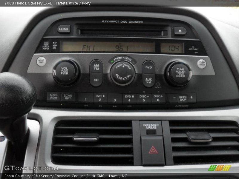 Taffeta White / Ivory 2008 Honda Odyssey EX-L