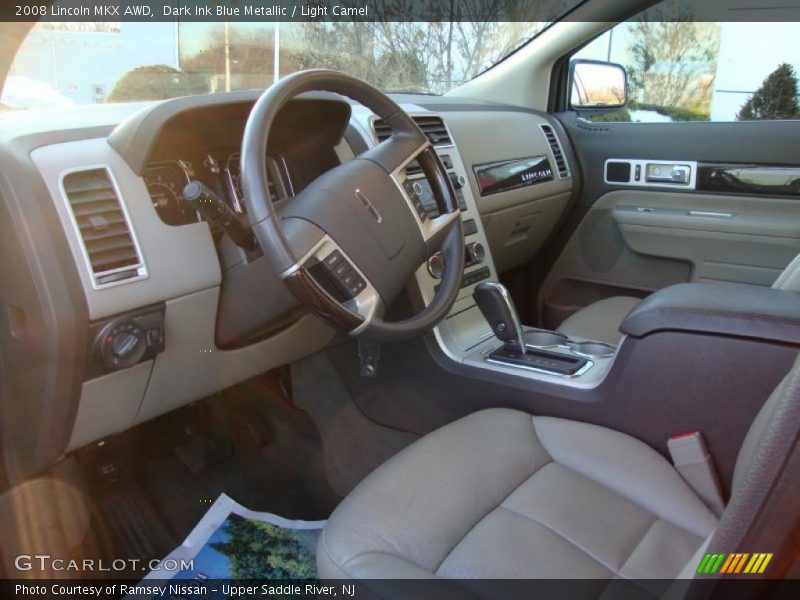 Dark Ink Blue Metallic / Light Camel 2008 Lincoln MKX AWD