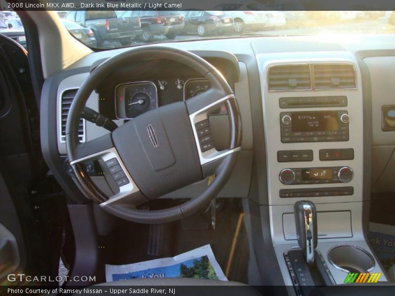 Dark Ink Blue Metallic / Light Camel 2008 Lincoln MKX AWD