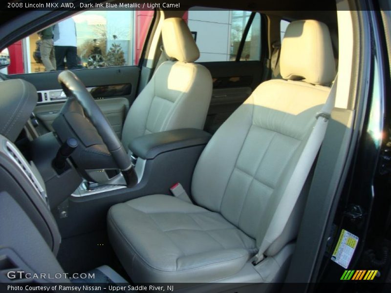 Dark Ink Blue Metallic / Light Camel 2008 Lincoln MKX AWD