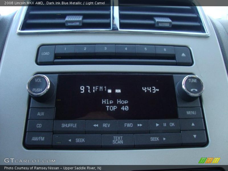 Dark Ink Blue Metallic / Light Camel 2008 Lincoln MKX AWD