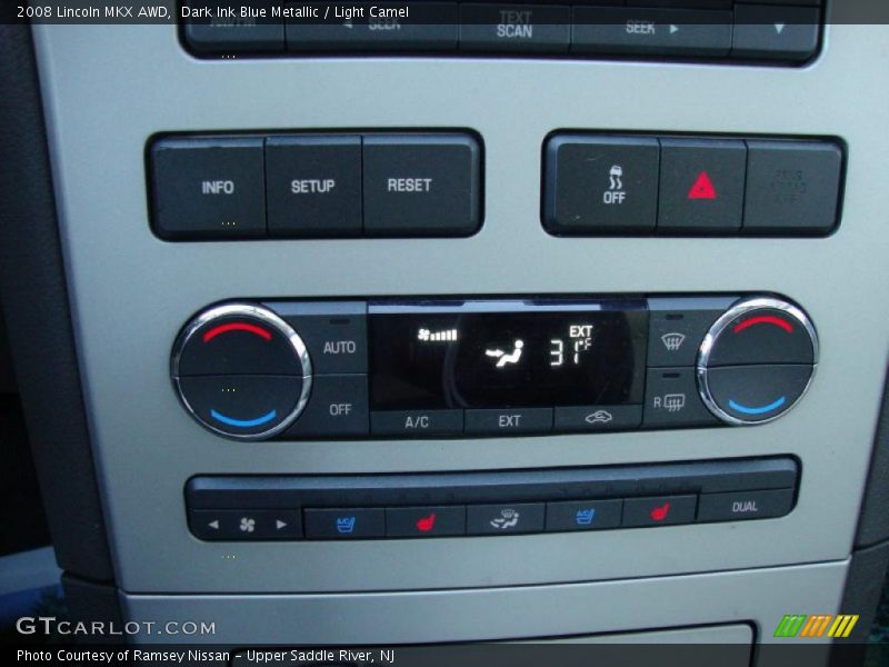 Dark Ink Blue Metallic / Light Camel 2008 Lincoln MKX AWD