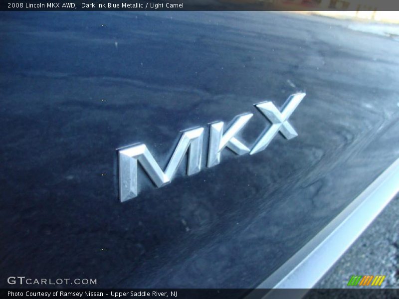 Dark Ink Blue Metallic / Light Camel 2008 Lincoln MKX AWD