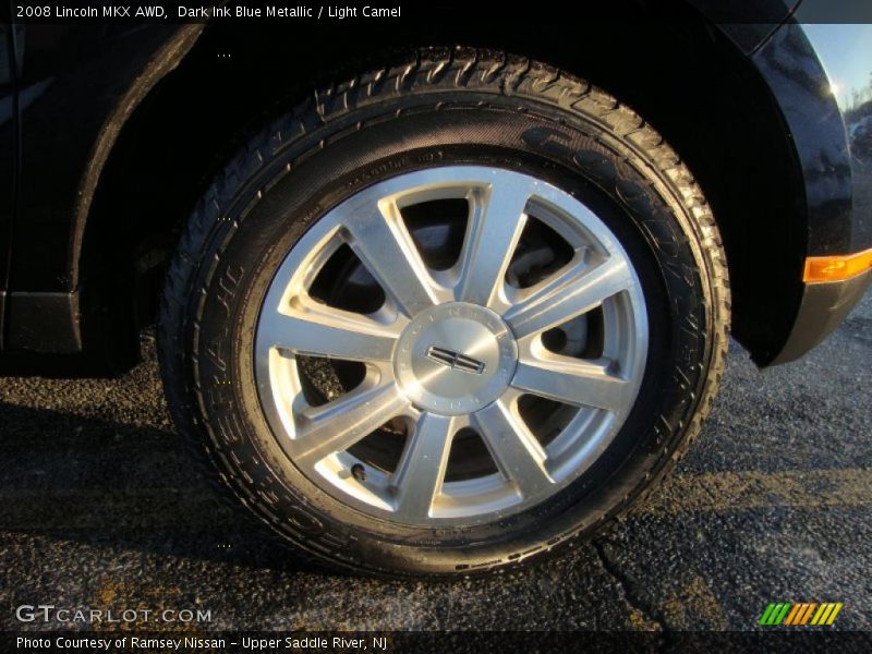 Dark Ink Blue Metallic / Light Camel 2008 Lincoln MKX AWD
