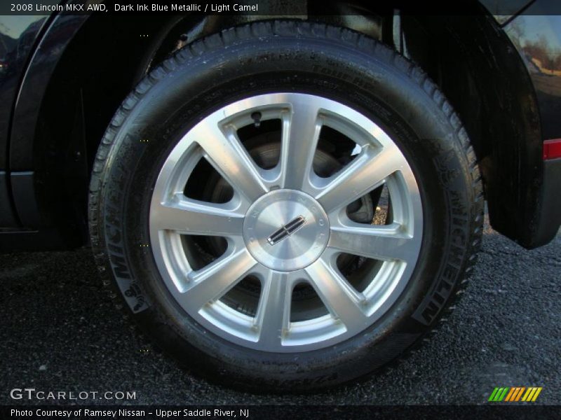 Dark Ink Blue Metallic / Light Camel 2008 Lincoln MKX AWD