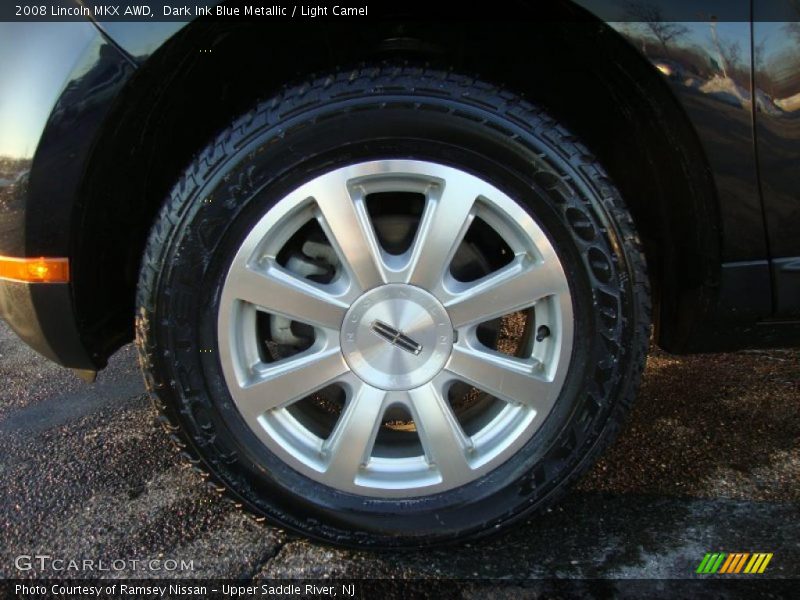 Dark Ink Blue Metallic / Light Camel 2008 Lincoln MKX AWD