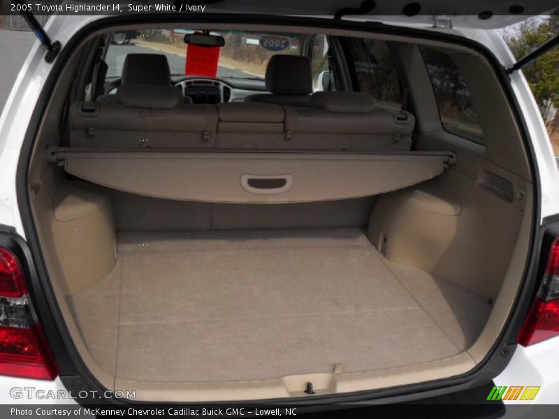  2005 Highlander I4 Trunk