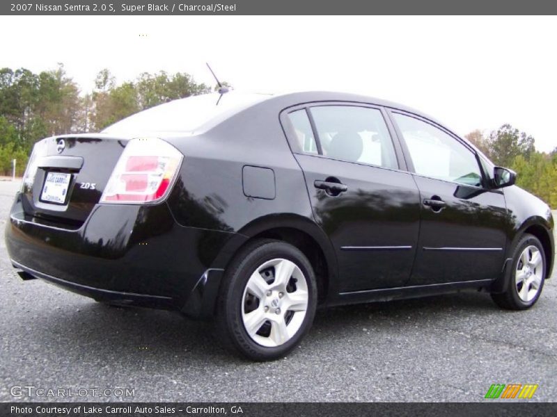 Super Black / Charcoal/Steel 2007 Nissan Sentra 2.0 S