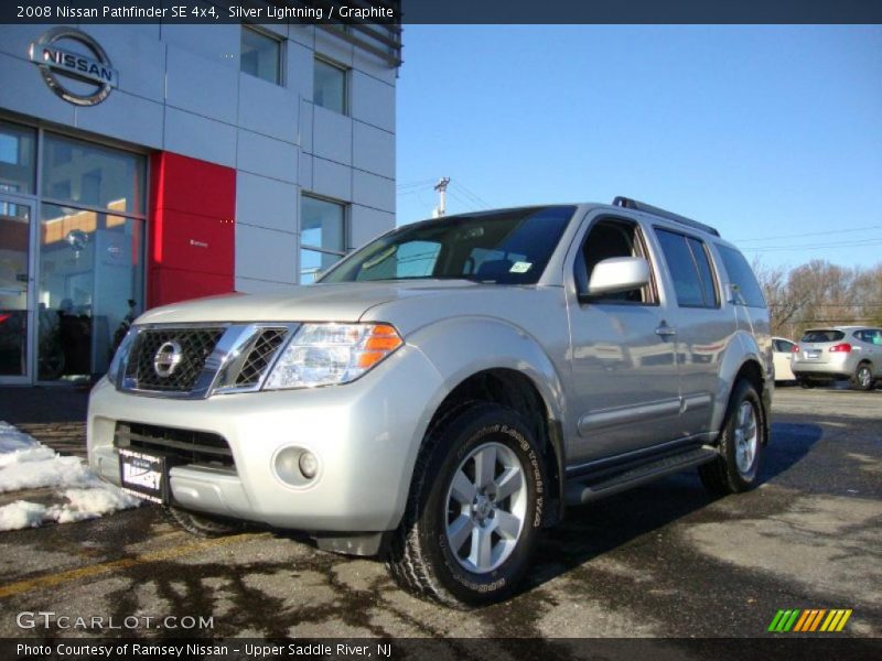 Silver Lightning / Graphite 2008 Nissan Pathfinder SE 4x4