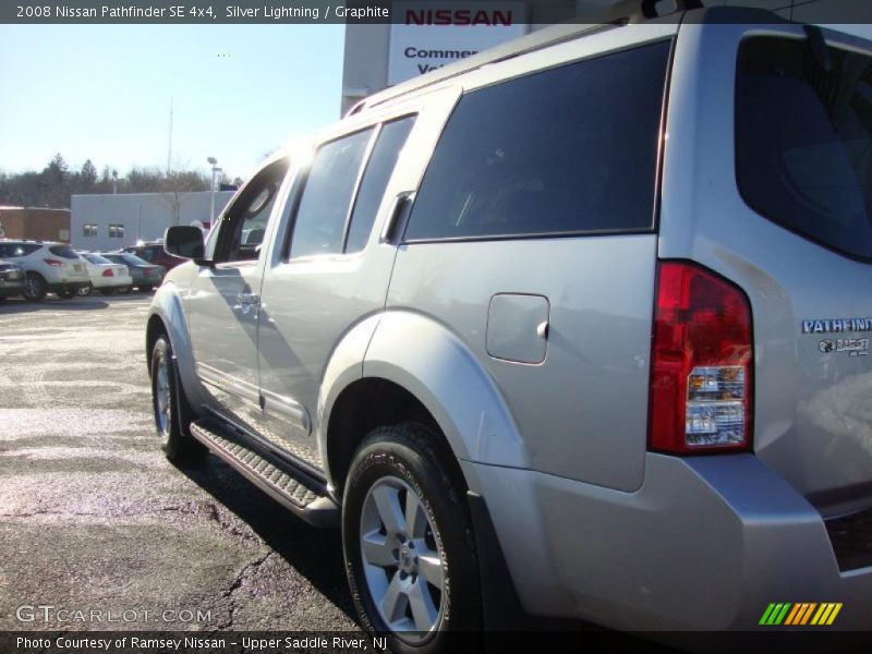 Silver Lightning / Graphite 2008 Nissan Pathfinder SE 4x4