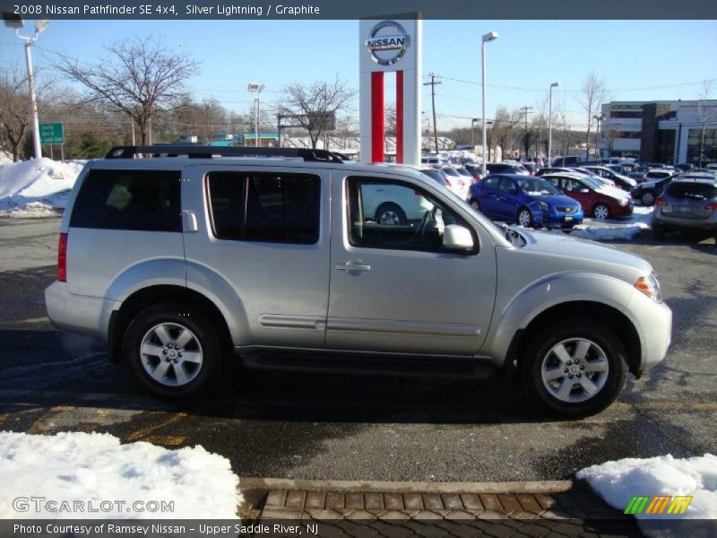 Silver Lightning / Graphite 2008 Nissan Pathfinder SE 4x4