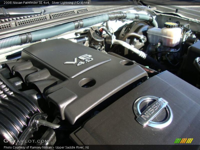 Silver Lightning / Graphite 2008 Nissan Pathfinder SE 4x4