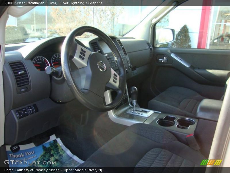 Silver Lightning / Graphite 2008 Nissan Pathfinder SE 4x4
