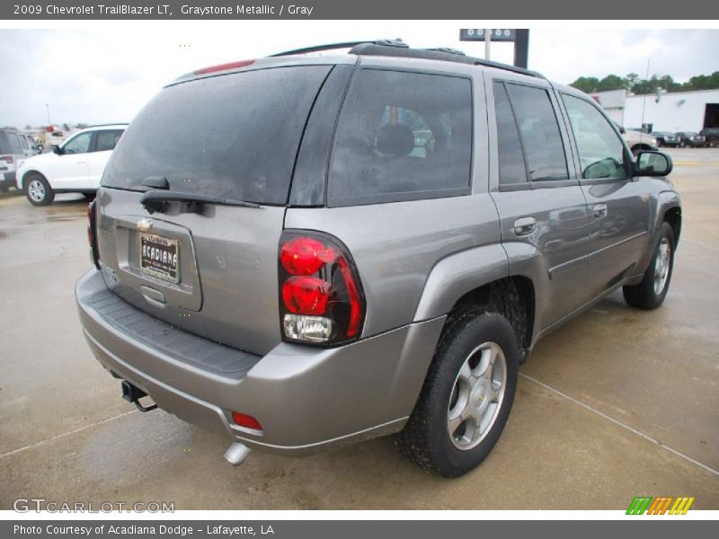 Graystone Metallic / Gray 2009 Chevrolet TrailBlazer LT