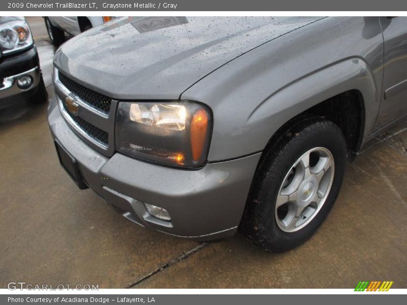 Graystone Metallic / Gray 2009 Chevrolet TrailBlazer LT
